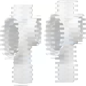 3 PVC DWV SAN TEE W/ 2 R&LHI